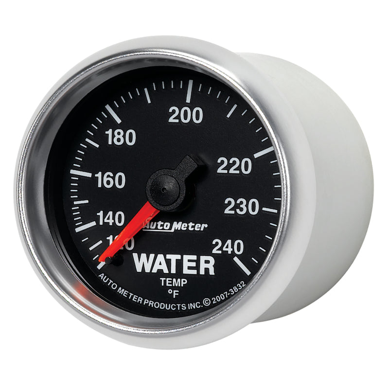 Autometer GS 52mm 120-240 Deg F Mechanical Water Temperature Gauge