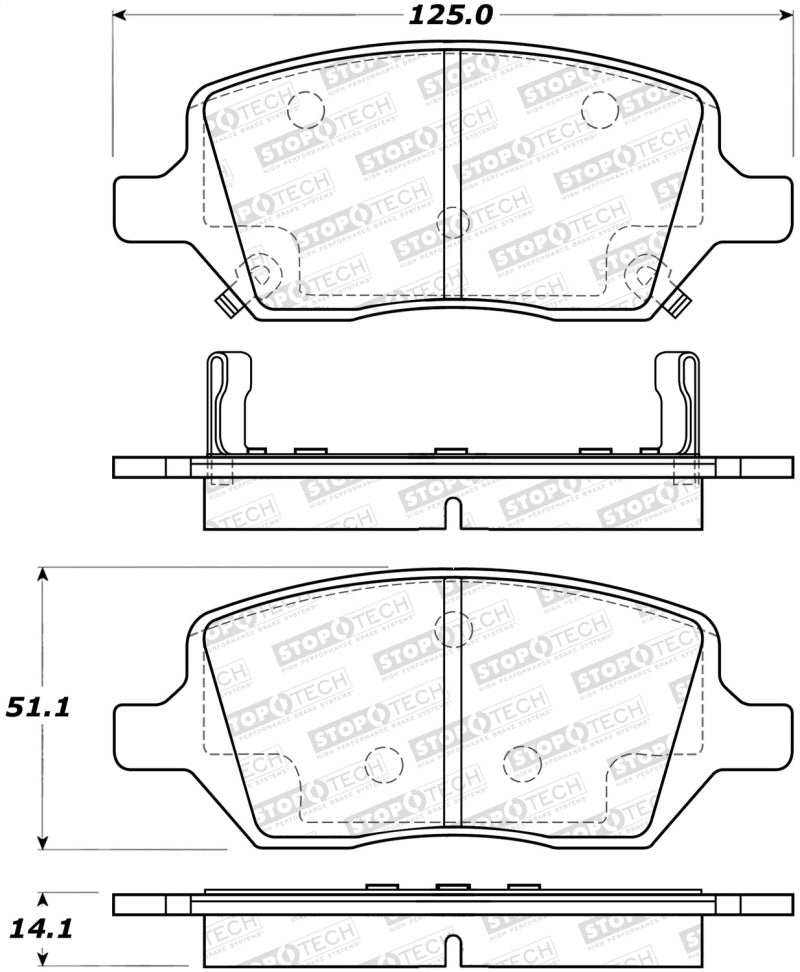 StopTech Street Brake Pads