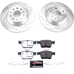 Power Stop 16-18 Audi TT Quattro Rear Z26 Street Warrior Brake Kit