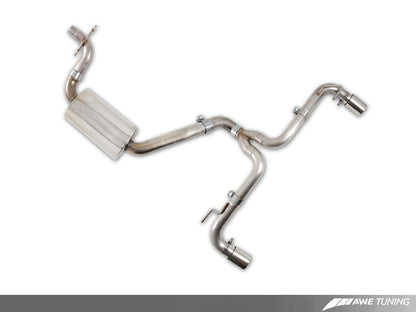 AWE Tuning Mk6 GTI Performance Cat-Back - Chrome Silver Round Tips
