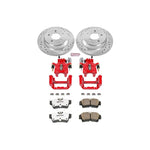 Power Stop 94-99 Ford Mustang Rear Z26 Street Warrior Brake Kit w/Calipers