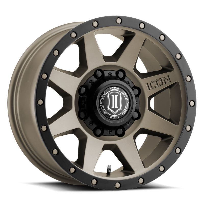 ICON Rebound HD 18x9 8x180 12mm Offset 5.5in BS 124.2mm Bore Bronze Wheel