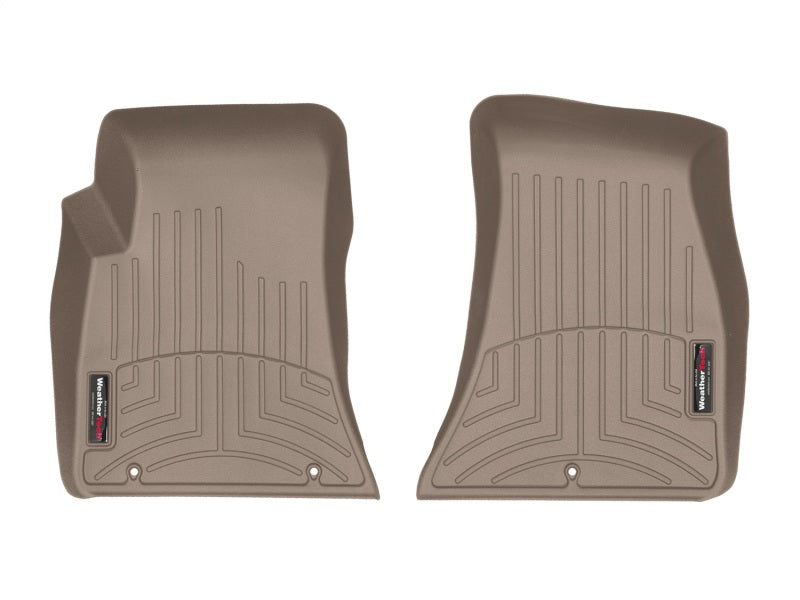 WeatherTech 2015+ Dodge Challenger Front FloorLiner - Tan (Does not fit GT Model)