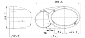 Hella Headlamp Es/Us Fapo Bl Li 0Grm8 Mg 1Eb