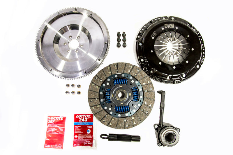 DKM Clutch VW GLI 1.8T 6-Spd Sprung Organic MB Clutch Kit w/Steel Flywheel (440 ft/lbs Torque)