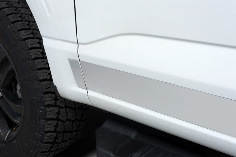 Putco 2021 Ford F-150 Super Cab 6.5ft Short Box Stainless Steel Rocker Panels (4.25in Tall 12pcs)