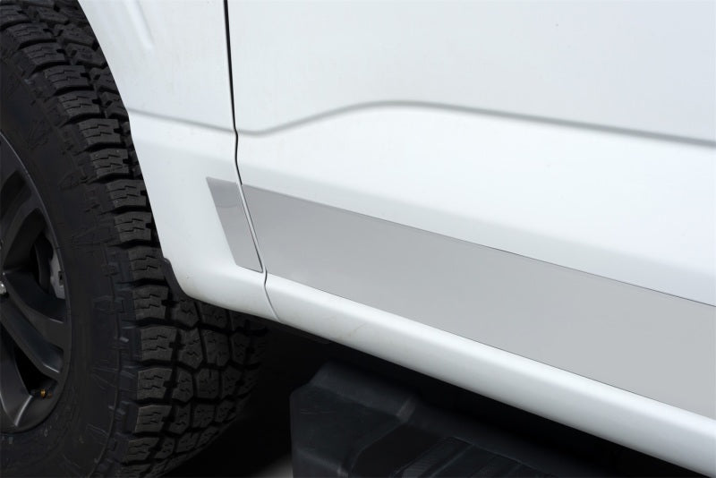 Putco 2021 Ford F-150 Super Crew 6.5ft Short Box Stainless Steel Rocker Panels (4.25in Tall 12pcs)