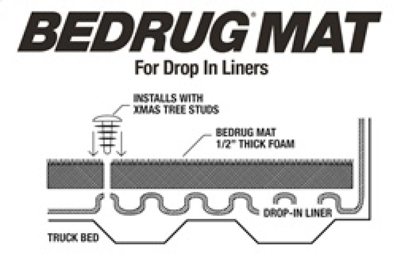 BedRug 17-23 Chevrolet Colorado 61.7in Bed Drop In 5ft Bed Mat