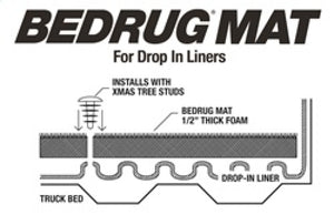 BedRug 07-16 GM Silverado/Sierra 6ft 6in Bed Drop In Mat