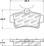 Stoptech 95-00 Lexus LS400 Street Select Front Brake Pads