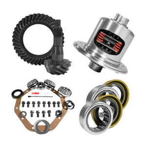 Yukon 9.25in CHY 3.91 Rear Ring & Pinion Install Kit 31 Spline Positraction 1.7in Axle Bearings