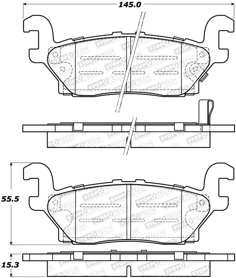 StopTech Street Brake Pads