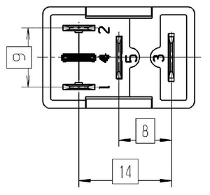 Hella Relay Micro Iso 5 Pole 12V Spst Res