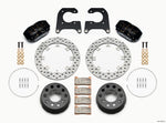 Wilwood Dynapro Lug Mount Single Rear Dynamic Kit SA Drilled M-W/Lamb Ends .690in Studs