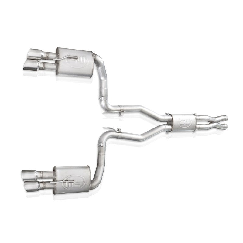 Stainless Works 08-09 Pontiac G8 GT 3in Catback X-Pipe Turbo Chambered 3.5in Tips Perform Connect