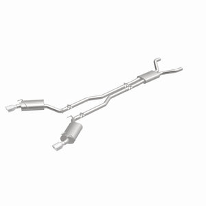 MagnaFlow Cat-Back Stainless Dual Split Rear Exit 4in Polished Tips 11-15 Chevy Camaro 3.6L V6