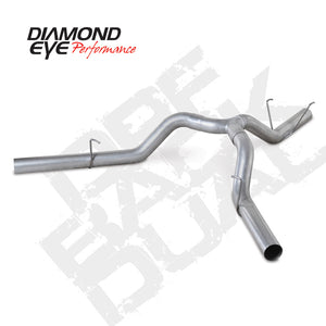 Diamond Eye KIT 4in DPF-BACK DUAL AL: DODGE 6.7L 2500 2014 LONG BOX ONLY