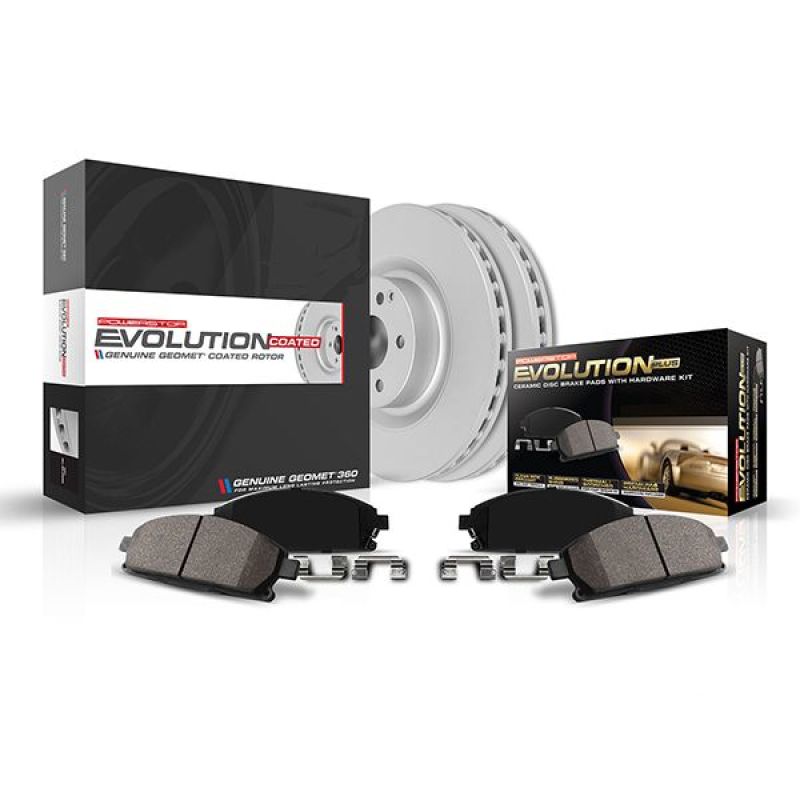 Power Stop 20-21 Lincoln Corsair Front Z17 Coated Brake Kit