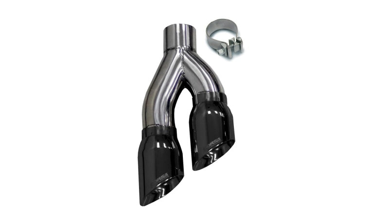 Corsa 19-24 Ram 1500 5.7L Crew Cab w/57in or 76in Bed Cat-Back Single Side Exit 4in PolishedDual Tip