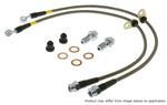 StopTech 05-08 Mustang V6 w/ABS / Mustang GT V8 / 07-09 GT500 Stainless Steel Rear Brake Lines