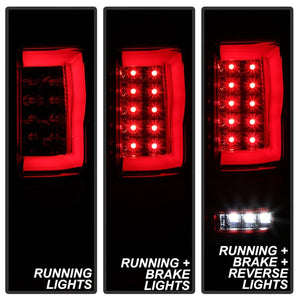 Spyder Ford F150 04-08 Styleside Tail Light V2 - LED - Red Clear ALT-YD-FF15004V2-LBLED-RC