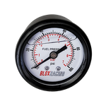 BLOX Racing Liquid-Filled Fuel Pressure Gauge 0-100psi (White Face)