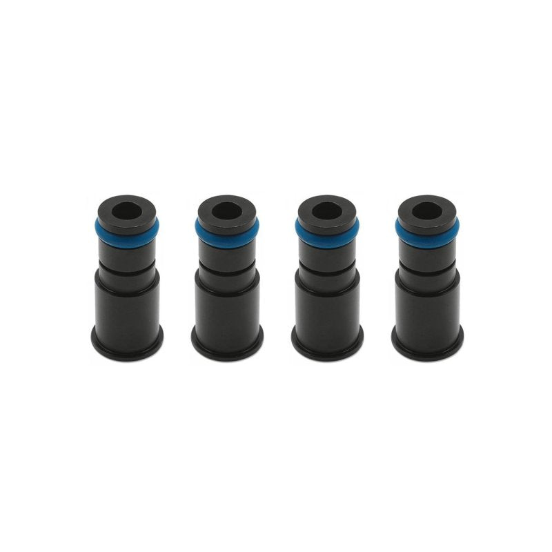 BLOX Racing 11mm Adapter Top (1in) w/Viton O-Ring & Retaining Clip (Set of 4)