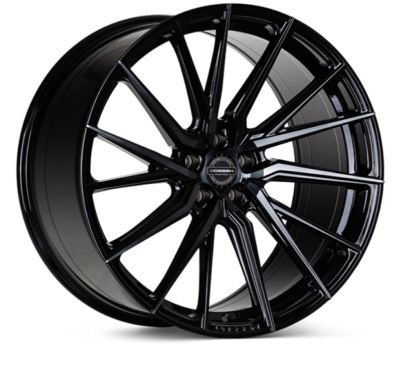 Vossen HF-4T 20x9 / 5x114.3 / ET32 / Flat Face / 73.1 - Tinted Gloss Black - Left Wheel