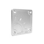 BuiltRight Industries 2020 Jeep Gladiator Bed Plug Plate Cover (Alum) - Silver