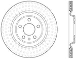 StopTech 12 Audi S4 Rear Left Drilled Rotor