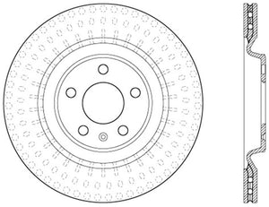 StopTech 12-13 Audi A6 Quattro/11-12 A7 Quattro / 10-13 S4 Rear Left Cryo Slotted Rotor