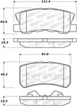 StopTech Street Brake Pads