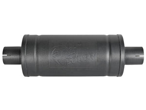 aFe MACH Force-Xp 409 SS Muffler w/ Black finish 2-1/2in Inlet & Oulet 14in x 16in Diameter