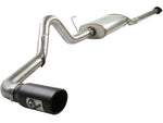 aFe MACHForce XP 3in 409SS Cat Back Exhaust w/ Black Tips for  09-10 Ford F-150 V8 4.6L/5.4L