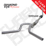 Diamond Eye KIT 4in TB DUAL AL: 94-97 FORD 7.3L F250/F350 PWRSTROKE NFS W/ CARB EQUIV STDS