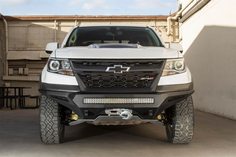 Addictive Desert Designs 17-18 Chevy Colorado Stealth Fighter Front Bumper w/ Winch Mount