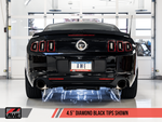 AWE Tuning S197 Mustang GT Axle-back Exhaust - Track Edition (Diamond Black Tips)