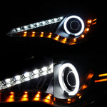 Spyder Scion FRS 12-14 Projector Headlights CCFL Halo DRL LED Black PRO-YD-SFRS12-CCFL-BK