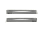 WeatherTech 2018+ Hyundai Kona Rear Side Window Deflectors - Dark Smoke