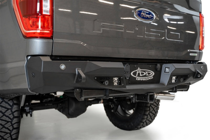 Addictive Desert Designs 2021 Ford F-150 Stealth Fighter Rear Bumper w/ Back up Sensors