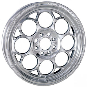 Weld Magnum Import 3-Piece 13x10 / 4x100mm BP / 5in. BS Polished Wheel - Non-Beadlock