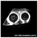 Spyder BMW Z4 03-08 Projector Headlights Halogen Model Only - LED Halo Chrome PRO-YD-BMWZ403-HL-C