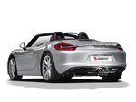 Akrapovic 12-15 Porsche Boxster (981) Slip-On Line (Titanium) w/ Titanium Tips