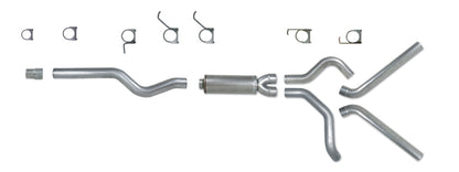 Diamond Eye KIT 4in Catback DUAL SS: 2006-2007.5 CHEVY/GMC 6.6L 2500/3500