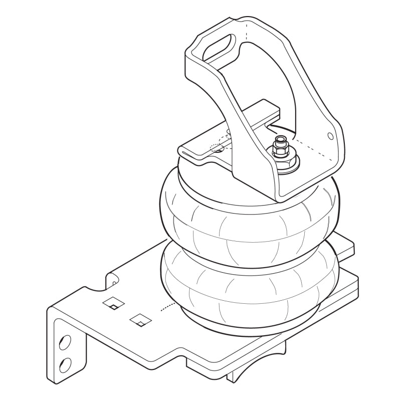 Firestone Ride-Rite Air Helper Spring Kit Rear 05-07 Ford F250/F350 2WD (W217602398)