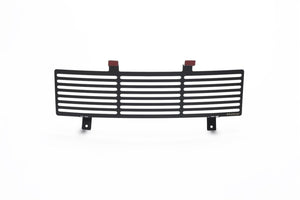 Putco 11-16 Ford SuperDuty - Stainless Steel Black Bar Design Bumper Grille Inserts