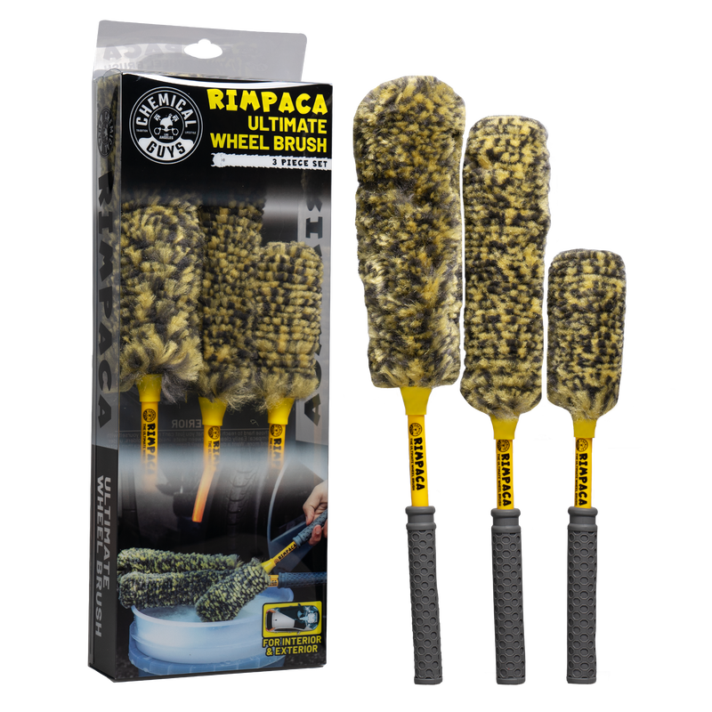 Chemical Guys Rimpaca Ultimate Wheel Brush Set - 3 Pcs