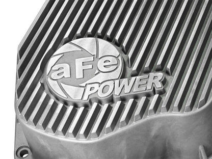 aFe Rear Differential Cover (Raw; Street Series); Dodge Diesel Trucks 94-02 L6-5.9L (td)