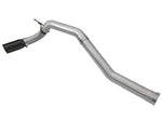 aFe LARGE Bore HD DPF-Back SS Exhaust w/ Black Tip 2016 Nissan Titan XD V8-5.0L (td)