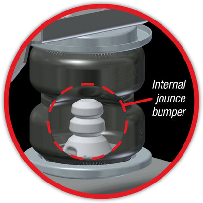 Air Lift Replacement Air Spring - LoadLifter 5000 Ultimate Bellows Type w/ internal Jounce Bumper
